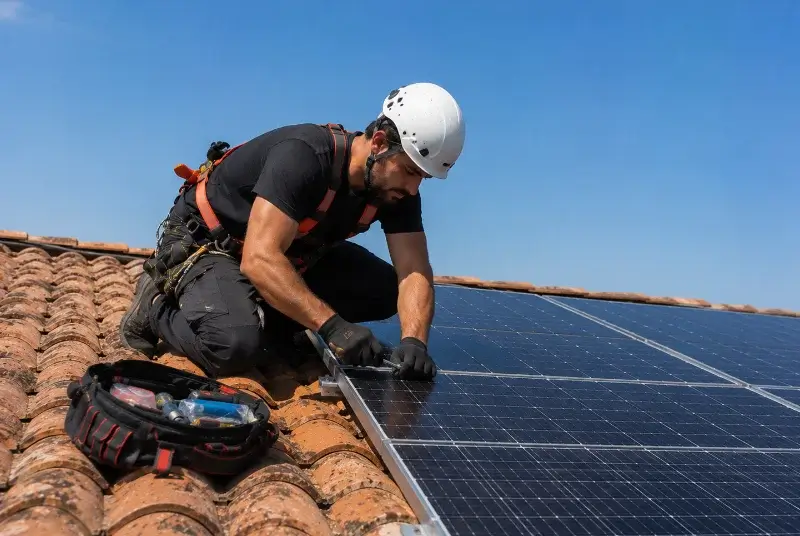 Maintenance et monitoring de panneaux solaires à Saint-Seurin-de-Prats